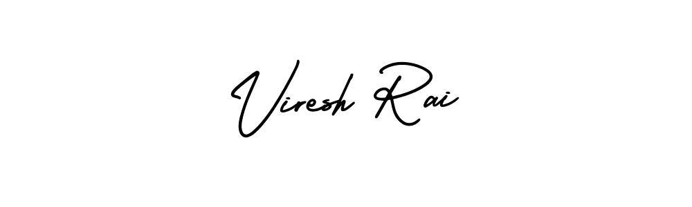 How to Draw Viresh Rai signature style? AmerikaSignatureDemo-Regular is a latest design signature styles for name Viresh Rai. Viresh Rai signature style 3 images and pictures png