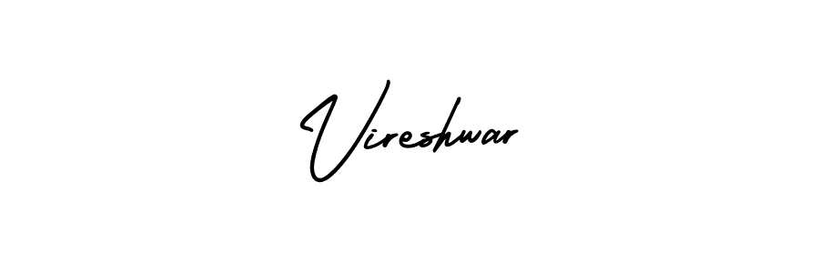 Best and Professional Signature Style for Vireshwar. AmerikaSignatureDemo-Regular Best Signature Style Collection. Vireshwar signature style 3 images and pictures png