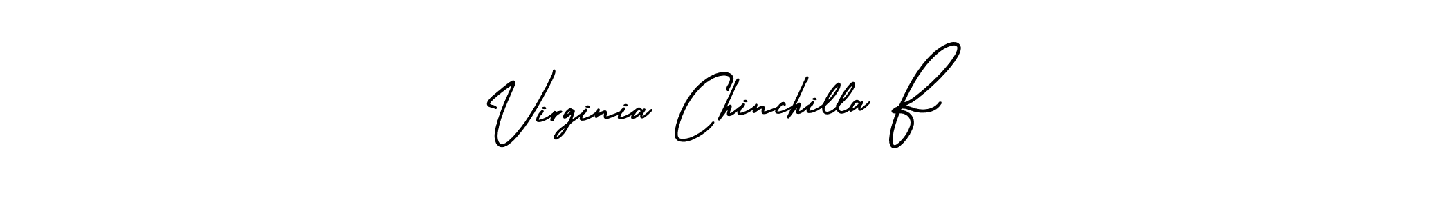 See photos of Virginia Chinchilla F official signature by Spectra . Check more albums & portfolios. Read reviews & check more about AmerikaSignatureDemo-Regular font. Virginia Chinchilla F signature style 3 images and pictures png