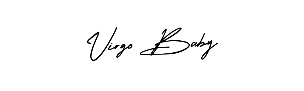 How to Draw Virgo Baby signature style? AmerikaSignatureDemo-Regular is a latest design signature styles for name Virgo Baby. Virgo Baby signature style 3 images and pictures png