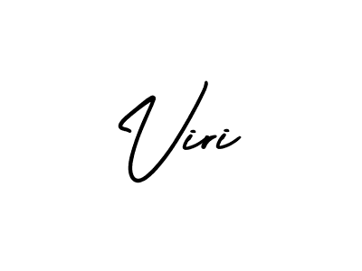 It looks lik you need a new signature style for name Viri. Design unique handwritten (AmerikaSignatureDemo-Regular) signature with our free signature maker in just a few clicks. Viri signature style 3 images and pictures png