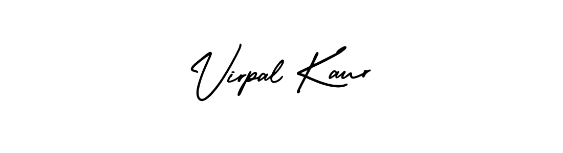 Virpal Kaur stylish signature style. Best Handwritten Sign (AmerikaSignatureDemo-Regular) for my name. Handwritten Signature Collection Ideas for my name Virpal Kaur. Virpal Kaur signature style 3 images and pictures png