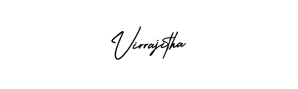 Also You can easily find your signature by using the search form. We will create Virrajitha name handwritten signature images for you free of cost using AmerikaSignatureDemo-Regular sign style. Virrajitha signature style 3 images and pictures png