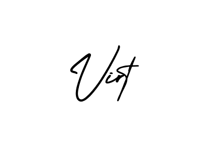 Also we have Virt name is the best signature style. Create professional handwritten signature collection using AmerikaSignatureDemo-Regular autograph style. Virt signature style 3 images and pictures png