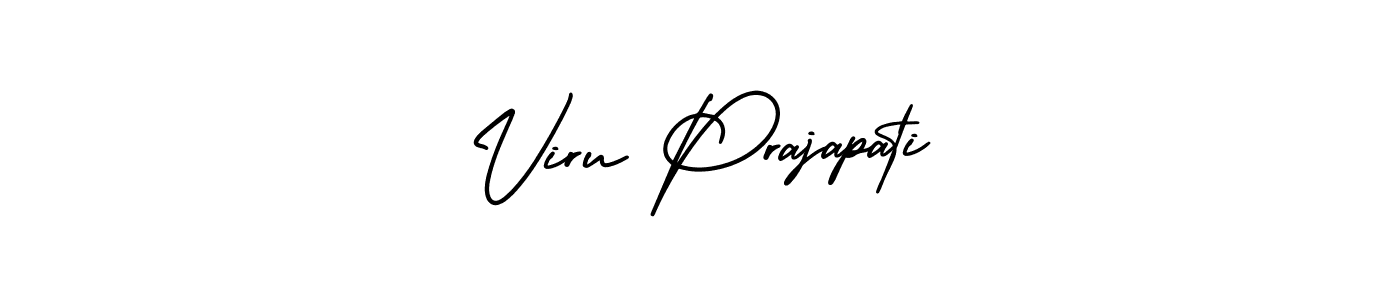 Use a signature maker to create a handwritten signature online. With this signature software, you can design (AmerikaSignatureDemo-Regular) your own signature for name Viru Prajapati. Viru Prajapati signature style 3 images and pictures png