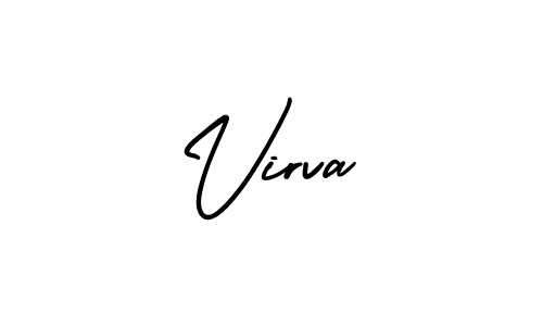 How to make Virva signature? AmerikaSignatureDemo-Regular is a professional autograph style. Create handwritten signature for Virva name. Virva signature style 3 images and pictures png
