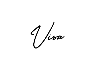 How to make Visa signature? AmerikaSignatureDemo-Regular is a professional autograph style. Create handwritten signature for Visa name. Visa signature style 3 images and pictures png