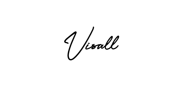 if you are searching for the best signature style for your name Visall. so please give up your signature search. here we have designed multiple signature styles  using AmerikaSignatureDemo-Regular. Visall signature style 3 images and pictures png