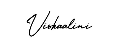 Try this chic Vishaalini handwritten sign style. Using AmerikaSignatureDemo-Regular font elements, it gives your name a sleek, memorable identity. Vishaalini signature style 3 images and pictures png
