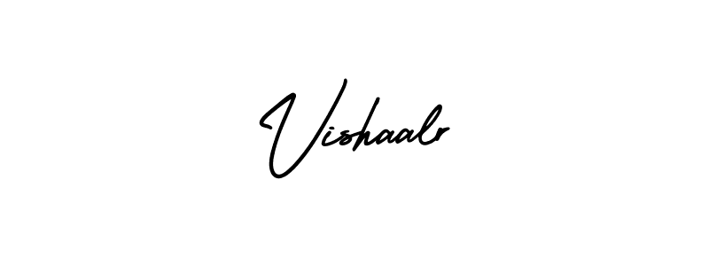 Make a beautiful signature design for name Vishaalr. With this signature (AmerikaSignatureDemo-Regular) style, you can create a handwritten signature for free. Vishaalr signature style 3 images and pictures png
