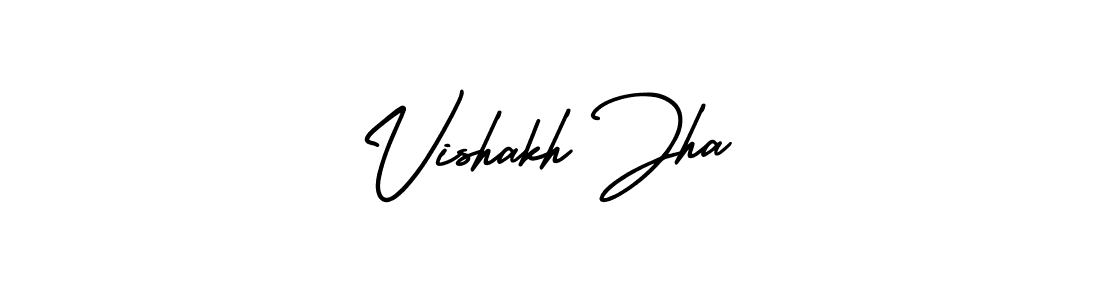 Similarly AmerikaSignatureDemo-Regular is the best handwritten signature design. Signature creator online .You can use it as an online autograph creator for name Vishakh Jha. Vishakh Jha signature style 3 images and pictures png