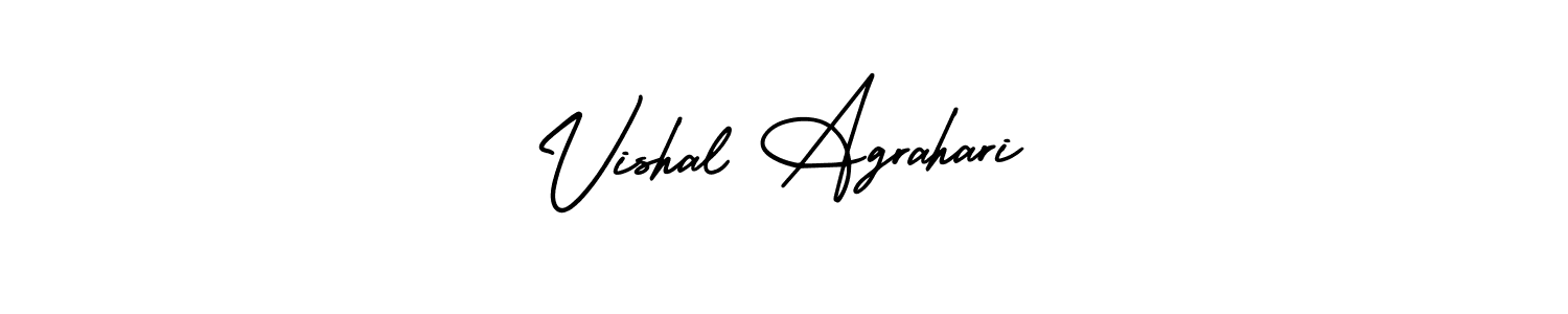 Also we have Vishal Agrahari name is the best signature style. Create professional handwritten signature collection using AmerikaSignatureDemo-Regular autograph style. Vishal Agrahari signature style 3 images and pictures png