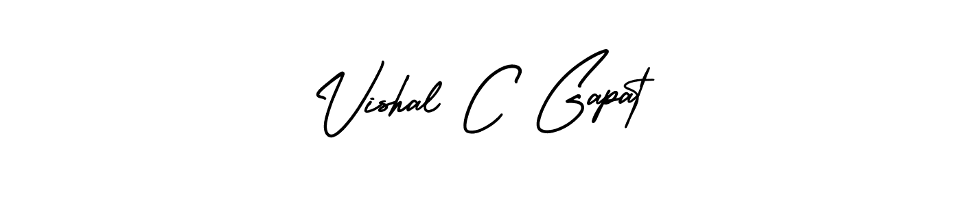 Also we have Vishal C Gapat name is the best signature style. Create professional handwritten signature collection using AmerikaSignatureDemo-Regular autograph style. Vishal C Gapat signature style 3 images and pictures png