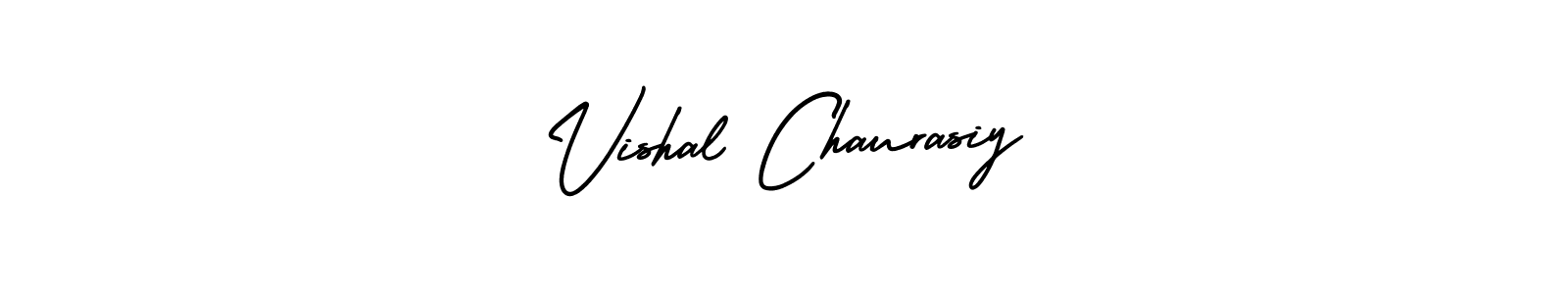 Make a beautiful signature design for name Vishal Chaurasiy. With this signature (AmerikaSignatureDemo-Regular) style, you can create a handwritten signature for free. Vishal Chaurasiy signature style 3 images and pictures png