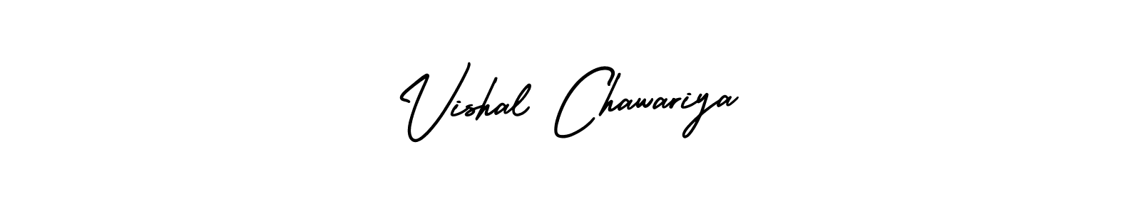 It looks lik you need a new signature style for name Vishal Chawariya. Design unique handwritten (AmerikaSignatureDemo-Regular) signature with our free signature maker in just a few clicks. Vishal Chawariya signature style 3 images and pictures png