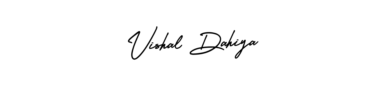 It looks lik you need a new signature style for name Vishal Dahiya. Design unique handwritten (AmerikaSignatureDemo-Regular) signature with our free signature maker in just a few clicks. Vishal Dahiya signature style 3 images and pictures png