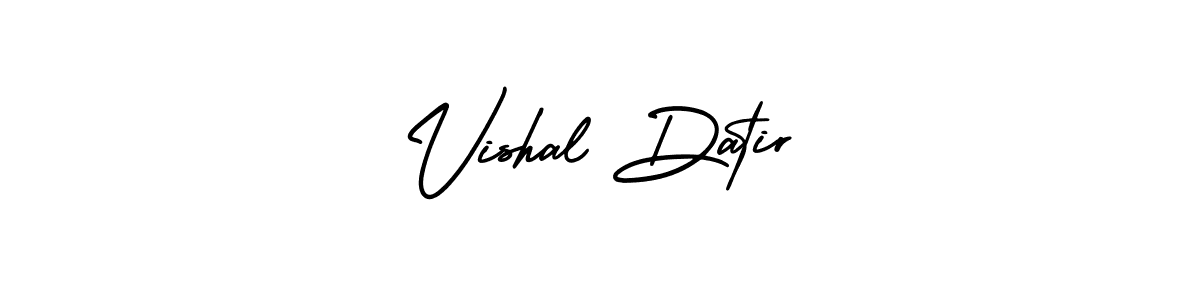 Best and Professional Signature Style for Vishal Datir. AmerikaSignatureDemo-Regular Best Signature Style Collection. Vishal Datir signature style 3 images and pictures png