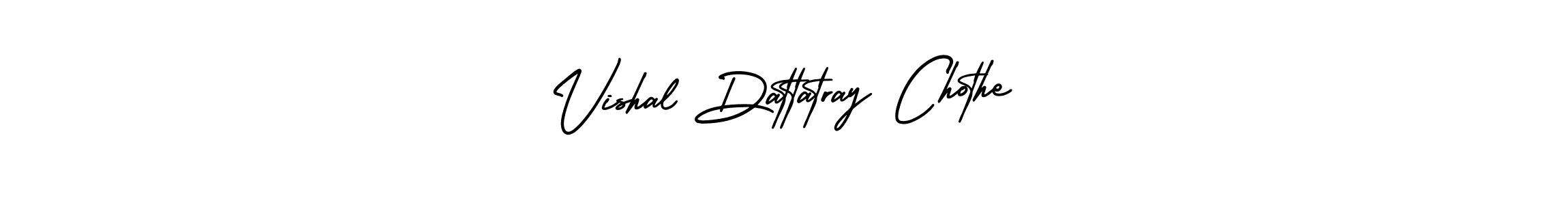 How to make Vishal Dattatray Chothe signature? AmerikaSignatureDemo-Regular is a professional autograph style. Create handwritten signature for Vishal Dattatray Chothe name. Vishal Dattatray Chothe signature style 3 images and pictures png