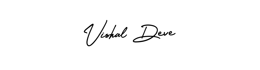 Create a beautiful signature design for name Vishal Deve. With this signature (AmerikaSignatureDemo-Regular) fonts, you can make a handwritten signature for free. Vishal Deve signature style 3 images and pictures png