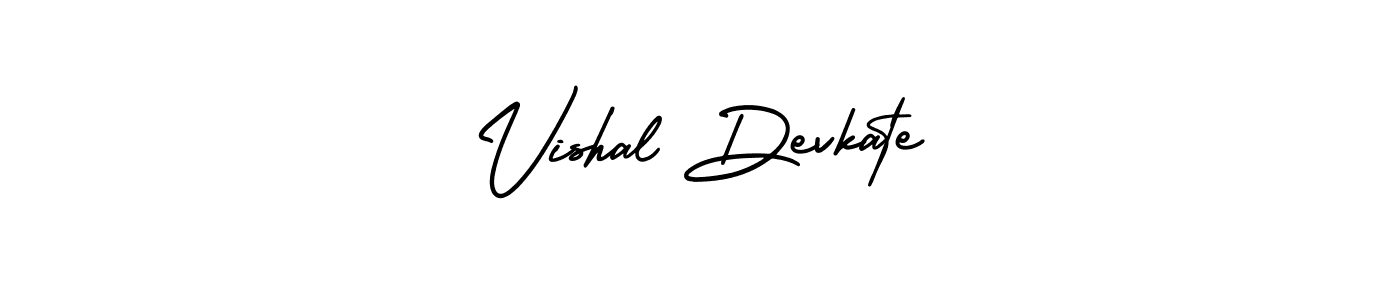 Make a beautiful signature design for name Vishal Devkate. With this signature (AmerikaSignatureDemo-Regular) style, you can create a handwritten signature for free. Vishal Devkate signature style 3 images and pictures png