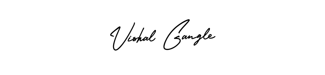 Make a short Vishal Gangle signature style. Manage your documents anywhere anytime using AmerikaSignatureDemo-Regular. Create and add eSignatures, submit forms, share and send files easily. Vishal Gangle signature style 3 images and pictures png