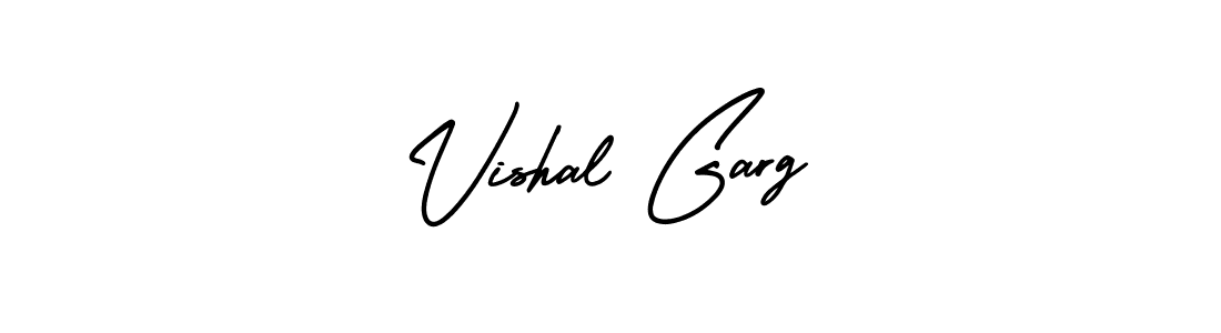 Vishal Garg stylish signature style. Best Handwritten Sign (AmerikaSignatureDemo-Regular) for my name. Handwritten Signature Collection Ideas for my name Vishal Garg. Vishal Garg signature style 3 images and pictures png