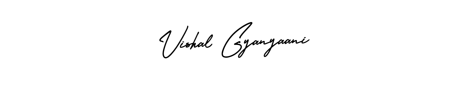 Create a beautiful signature design for name Vishal Gyanyaani. With this signature (AmerikaSignatureDemo-Regular) fonts, you can make a handwritten signature for free. Vishal Gyanyaani signature style 3 images and pictures png