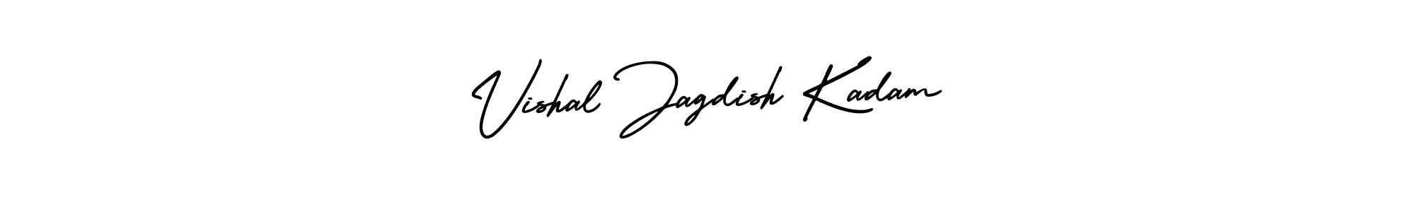 Make a short Vishal Jagdish Kadam signature style. Manage your documents anywhere anytime using AmerikaSignatureDemo-Regular. Create and add eSignatures, submit forms, share and send files easily. Vishal Jagdish Kadam signature style 3 images and pictures png