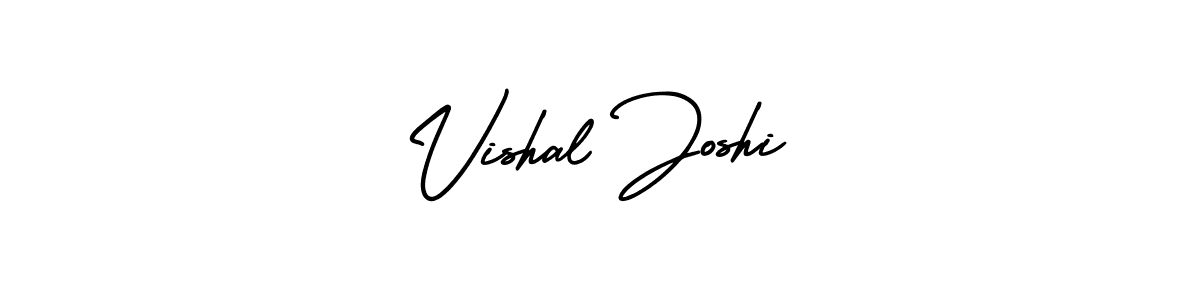 Create a beautiful signature design for name Vishal Joshi. With this signature (AmerikaSignatureDemo-Regular) fonts, you can make a handwritten signature for free. Vishal Joshi signature style 3 images and pictures png