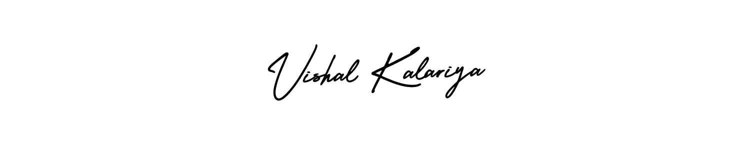 Make a beautiful signature design for name Vishal Kalariya. With this signature (AmerikaSignatureDemo-Regular) style, you can create a handwritten signature for free. Vishal Kalariya signature style 3 images and pictures png