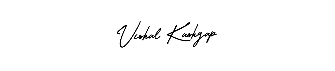It looks lik you need a new signature style for name Vishal Kashyap. Design unique handwritten (AmerikaSignatureDemo-Regular) signature with our free signature maker in just a few clicks. Vishal Kashyap signature style 3 images and pictures png