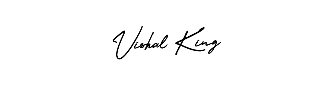 Best and Professional Signature Style for Vishal King. AmerikaSignatureDemo-Regular Best Signature Style Collection. Vishal King signature style 3 images and pictures png