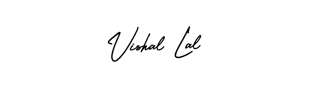 Vishal Lal stylish signature style. Best Handwritten Sign (AmerikaSignatureDemo-Regular) for my name. Handwritten Signature Collection Ideas for my name Vishal Lal. Vishal Lal signature style 3 images and pictures png