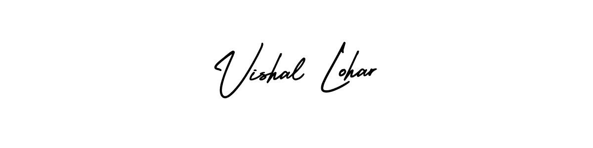 Design your own signature with our free online signature maker. With this signature software, you can create a handwritten (AmerikaSignatureDemo-Regular) signature for name Vishal Lohar. Vishal Lohar signature style 3 images and pictures png