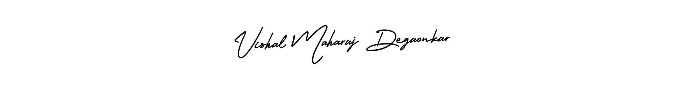 This is the best signature style for the Vishal Maharaj Degaonkar name. Also you like these signature font (AmerikaSignatureDemo-Regular). Mix name signature. Vishal Maharaj Degaonkar signature style 3 images and pictures png