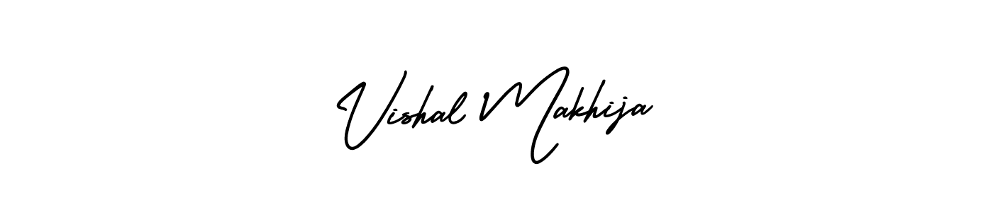 Create a beautiful signature design for name Vishal Makhija. With this signature (AmerikaSignatureDemo-Regular) fonts, you can make a handwritten signature for free. Vishal Makhija signature style 3 images and pictures png