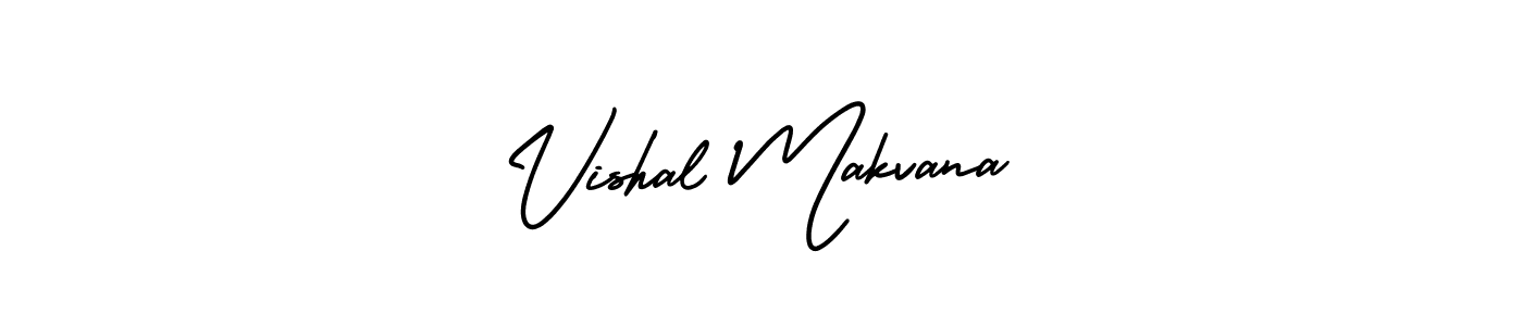 Also we have Vishal Makvana name is the best signature style. Create professional handwritten signature collection using AmerikaSignatureDemo-Regular autograph style. Vishal Makvana signature style 3 images and pictures png