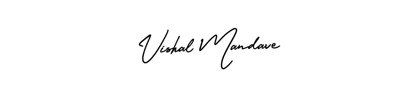 Make a beautiful signature design for name Vishal Mandave. Use this online signature maker to create a handwritten signature for free. Vishal Mandave signature style 3 images and pictures png