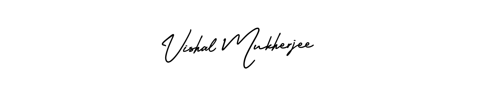 Also we have Vishal Mukherjee name is the best signature style. Create professional handwritten signature collection using AmerikaSignatureDemo-Regular autograph style. Vishal Mukherjee signature style 3 images and pictures png