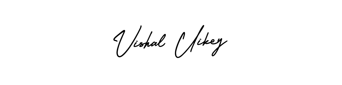 AmerikaSignatureDemo-Regular is a professional signature style that is perfect for those who want to add a touch of class to their signature. It is also a great choice for those who want to make their signature more unique. Get Vishal Uikey name to fancy signature for free. Vishal Uikey signature style 3 images and pictures png