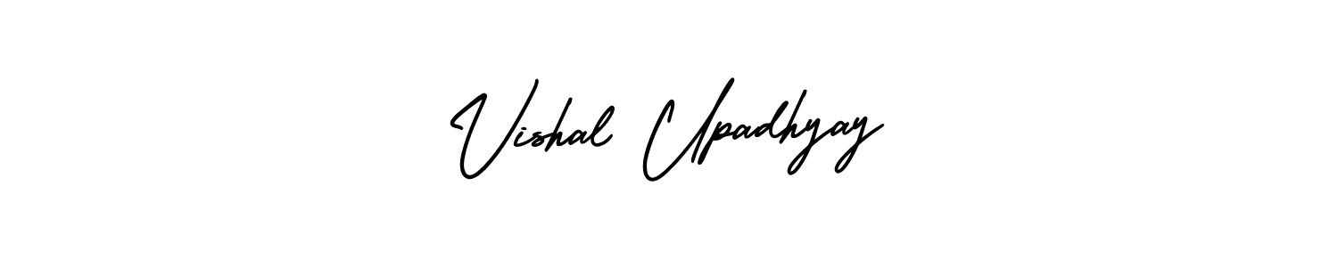 Also You can easily find your signature by using the search form. We will create Vishal Upadhyay name handwritten signature images for you free of cost using AmerikaSignatureDemo-Regular sign style. Vishal Upadhyay signature style 3 images and pictures png