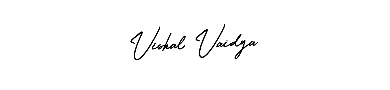 How to make Vishal Vaidya signature? AmerikaSignatureDemo-Regular is a professional autograph style. Create handwritten signature for Vishal Vaidya name. Vishal Vaidya signature style 3 images and pictures png