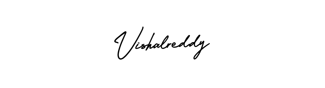 The best way (AmerikaSignatureDemo-Regular) to make a short signature is to pick only two or three words in your name. The name Vishalreddy include a total of six letters. For converting this name. Vishalreddy signature style 3 images and pictures png