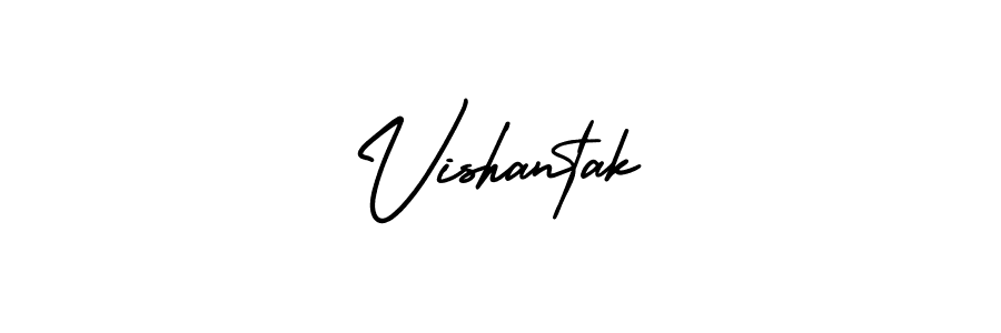 AmerikaSignatureDemo-Regular is a professional signature style that is perfect for those who want to add a touch of class to their signature. It is also a great choice for those who want to make their signature more unique. Get Vishantak name to fancy signature for free. Vishantak signature style 3 images and pictures png