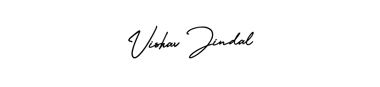 Also we have Vishav Jindal name is the best signature style. Create professional handwritten signature collection using AmerikaSignatureDemo-Regular autograph style. Vishav Jindal signature style 3 images and pictures png