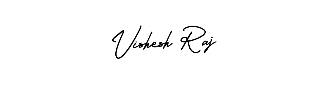 How to make Vishesh Raj signature? AmerikaSignatureDemo-Regular is a professional autograph style. Create handwritten signature for Vishesh Raj name. Vishesh Raj signature style 3 images and pictures png