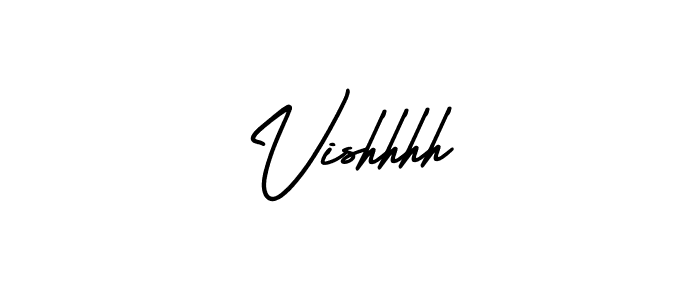 Vishhhh stylish signature style. Best Handwritten Sign (AmerikaSignatureDemo-Regular) for my name. Handwritten Signature Collection Ideas for my name Vishhhh. Vishhhh signature style 3 images and pictures png