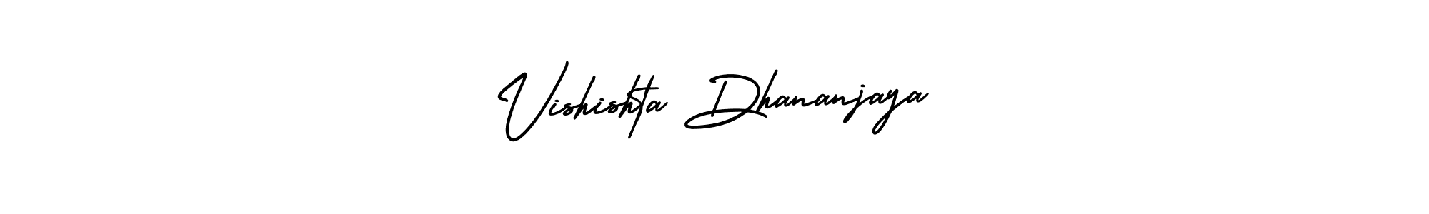 Check out images of Autograph of Vishishta Dhananjaya name. Actor Vishishta Dhananjaya Signature Style. AmerikaSignatureDemo-Regular is a professional sign style online. Vishishta Dhananjaya signature style 3 images and pictures png