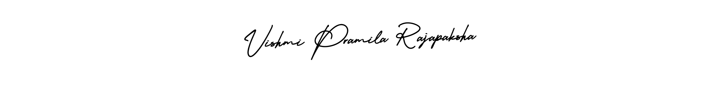 Create a beautiful signature design for name Vishmi Pramila Rajapaksha. With this signature (AmerikaSignatureDemo-Regular) fonts, you can make a handwritten signature for free. Vishmi Pramila Rajapaksha signature style 3 images and pictures png