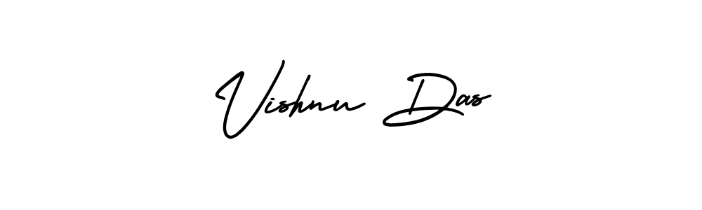 You should practise on your own different ways (AmerikaSignatureDemo-Regular) to write your name (Vishnu Das) in signature. don't let someone else do it for you. Vishnu Das signature style 3 images and pictures png